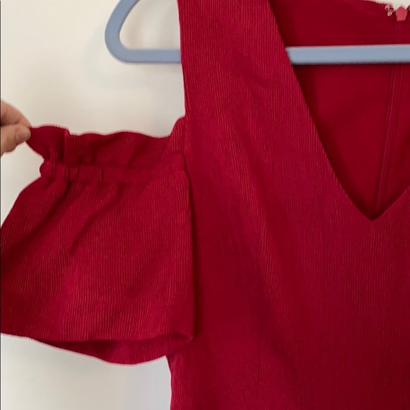 COPY - Red Stunning Chic Club Monaco red jumpsuit Christmas - Holiday parties f… - Picture 6 of 7